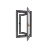 Aluminum casement window